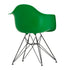 Cadeira de Braços em Plástico Eames DAR / Base Preta